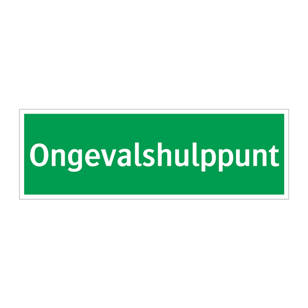 Ongevalshulppunt & Ongevalshulppunt & Ongevalshulppunt & Ongevalshulppunt & Ongevalshulppunt