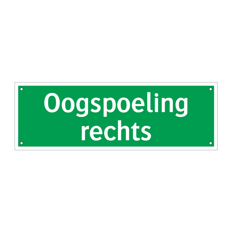 Oogspoeling rechts & Oogspoeling rechts & Oogspoeling rechts & Oogspoeling rechts