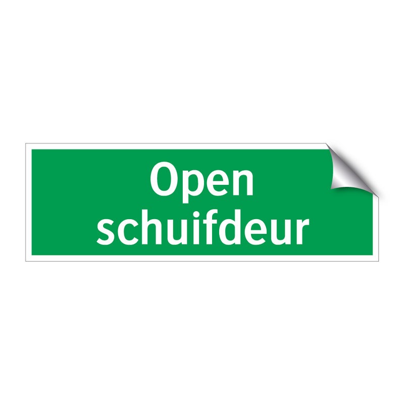 Open schuifdeur & Open schuifdeur & Open schuifdeur & Open schuifdeur