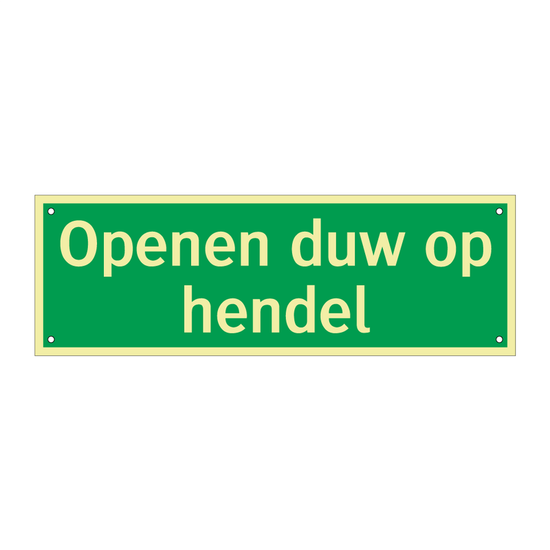 Openen duw op hendel & Openen duw op hendel & Openen duw op hendel & Openen duw op hendel