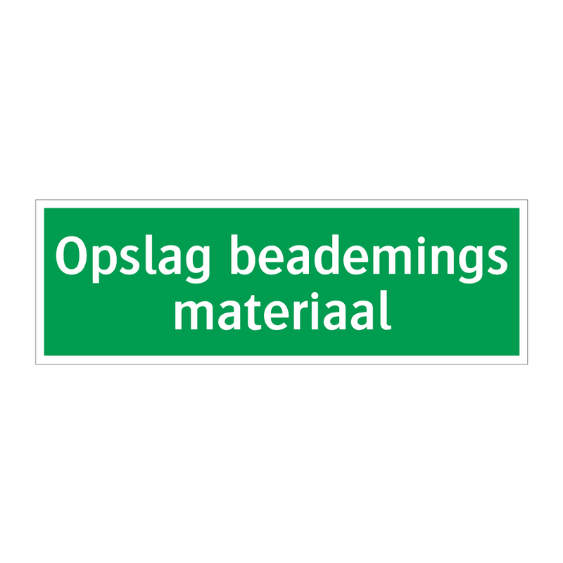 Opslag beademings materiaal & Opslag beademings materiaal & Opslag beademings materiaal