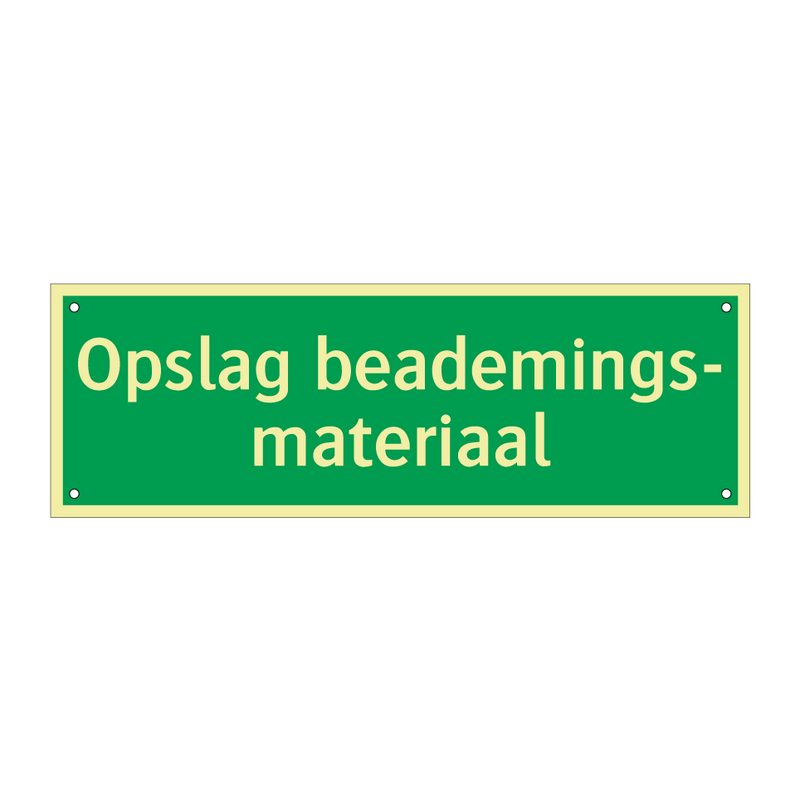 Opslag beademings- materiaal & Opslag beademings- materiaal & Opslag beademings- materiaal