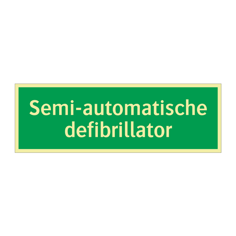 Semi-automatische defibrillator & Semi-automatische defibrillator & Semi-automatische defibrillator