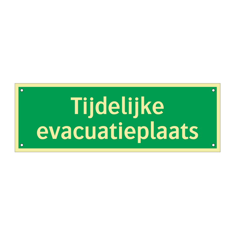 Tijdelijke evacuatieplaats & Tijdelijke evacuatieplaats & Tijdelijke evacuatieplaats