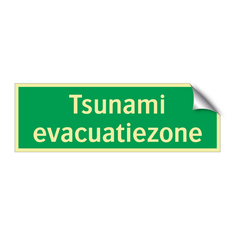 Tsunami evacuatiezone & Tsunami evacuatiezone & Tsunami evacuatiezone & Tsunami evacuatiezone