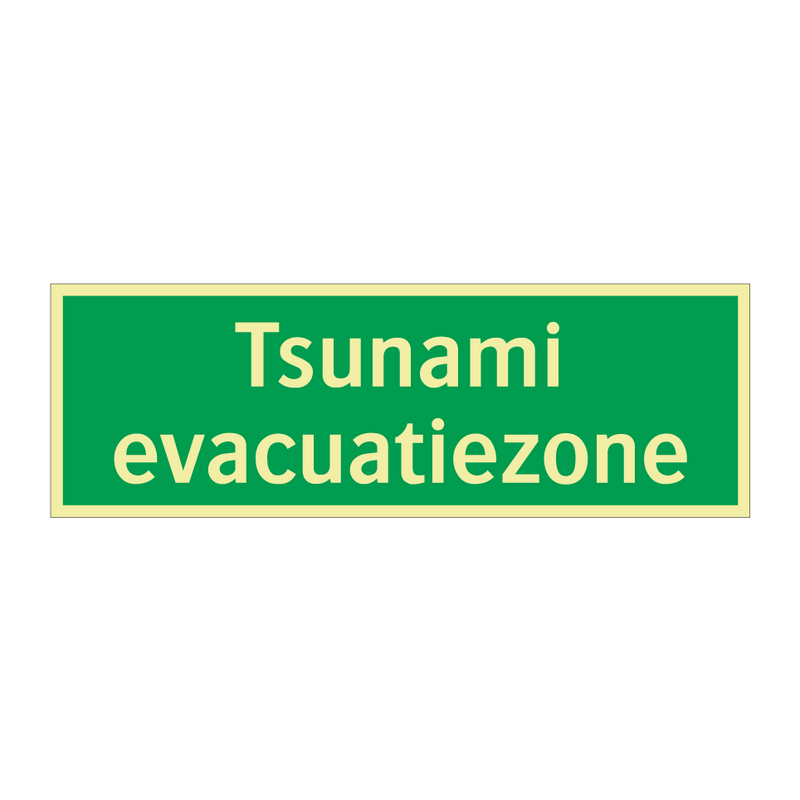 Tsunami evacuatiezone & Tsunami evacuatiezone & Tsunami evacuatiezone & Tsunami evacuatiezone