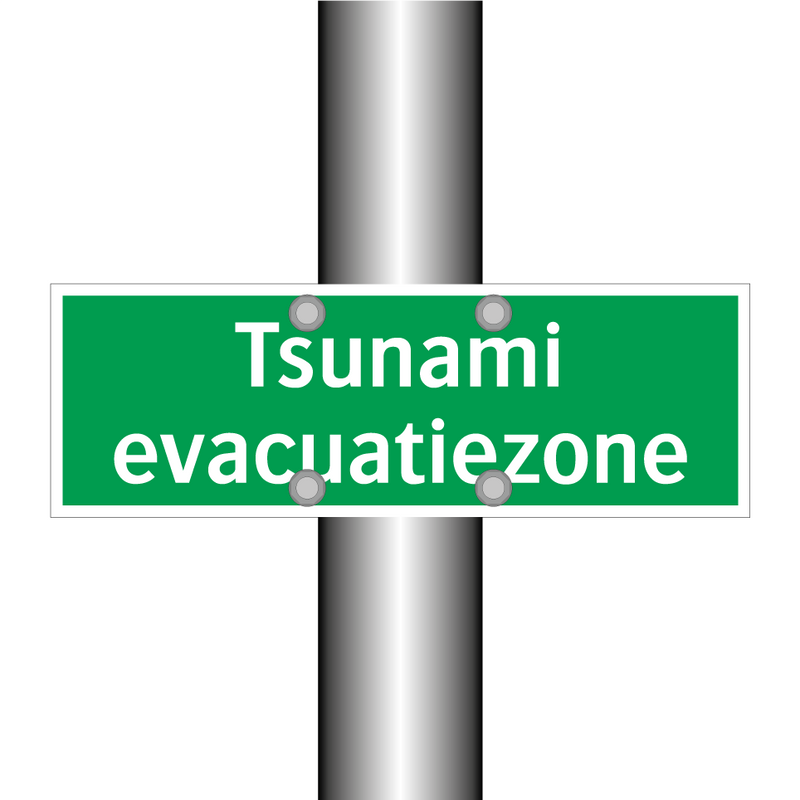 Tsunami evacuatiezone & Tsunami evacuatiezone & Tsunami evacuatiezone