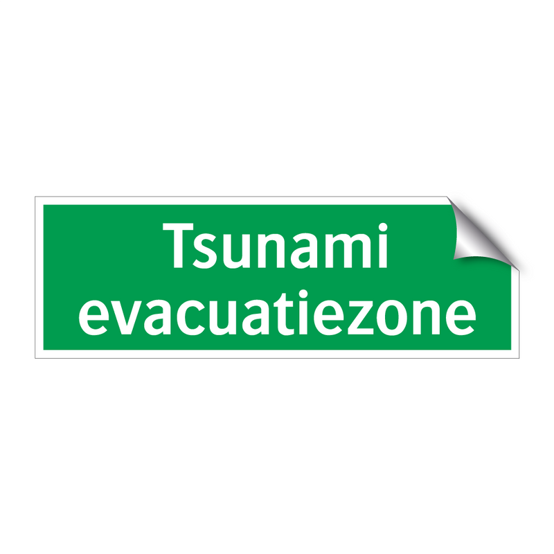 Tsunami evacuatiezone & Tsunami evacuatiezone & Tsunami evacuatiezone & Tsunami evacuatiezone