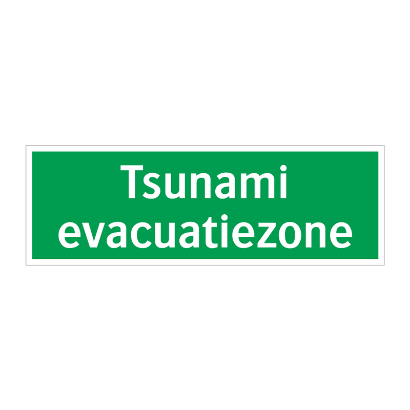 Tsunami evacuatiezone & Tsunami evacuatiezone & Tsunami evacuatiezone & Tsunami evacuatiezone