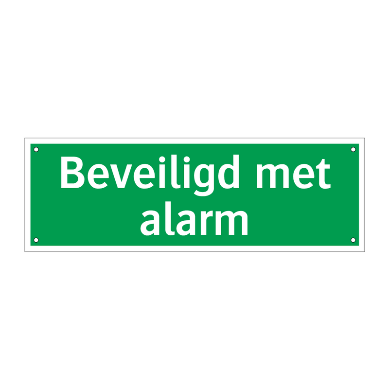 Beveiligd met alarm & Beveiligd met alarm & Beveiligd met alarm & Beveiligd met alarm