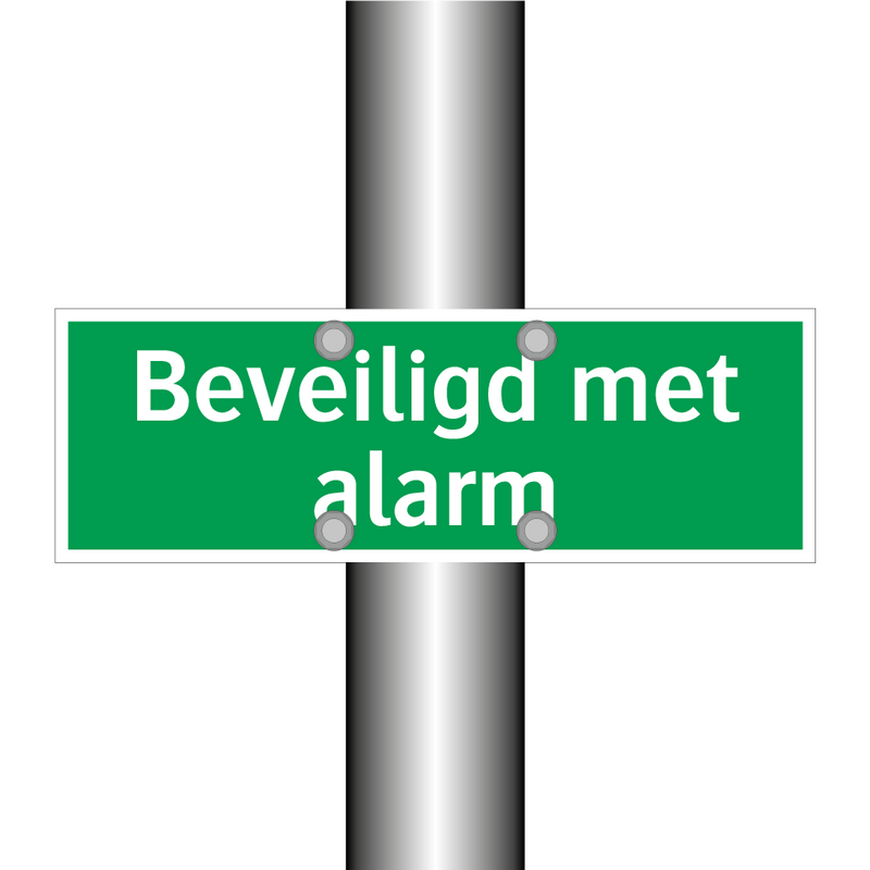 Beveiligd met alarm & Beveiligd met alarm & Beveiligd met alarm