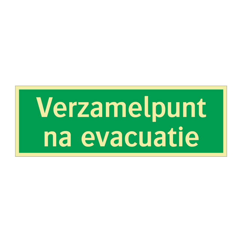 Verzamelpunt na evacuatie & Verzamelpunt na evacuatie & Verzamelpunt na evacuatie