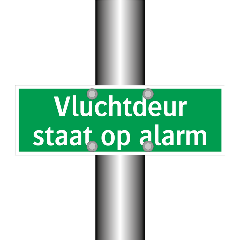 Vluchtdeur staat op alarm & Vluchtdeur staat op alarm & Vluchtdeur staat op alarm