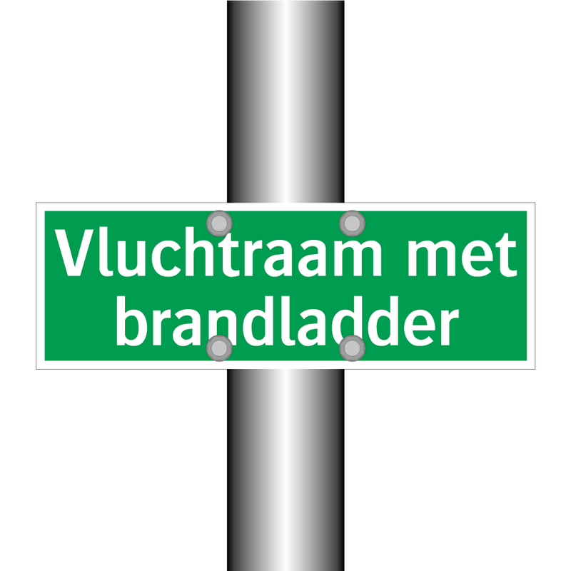 Vluchtraam met brandladder & Vluchtraam met brandladder & Vluchtraam met brandladder