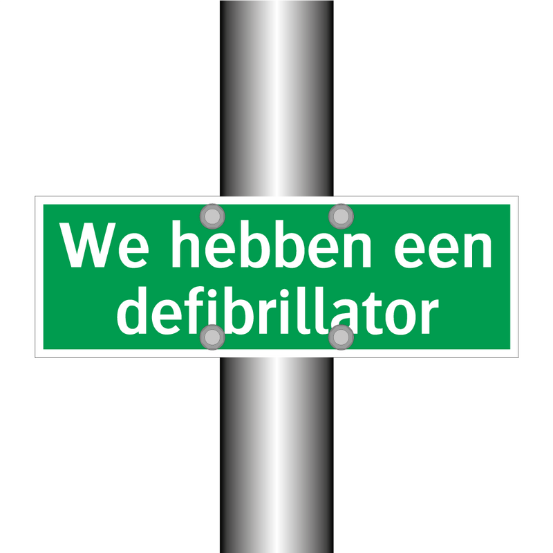 We hebben een defibrillator & We hebben een defibrillator & We hebben een defibrillator