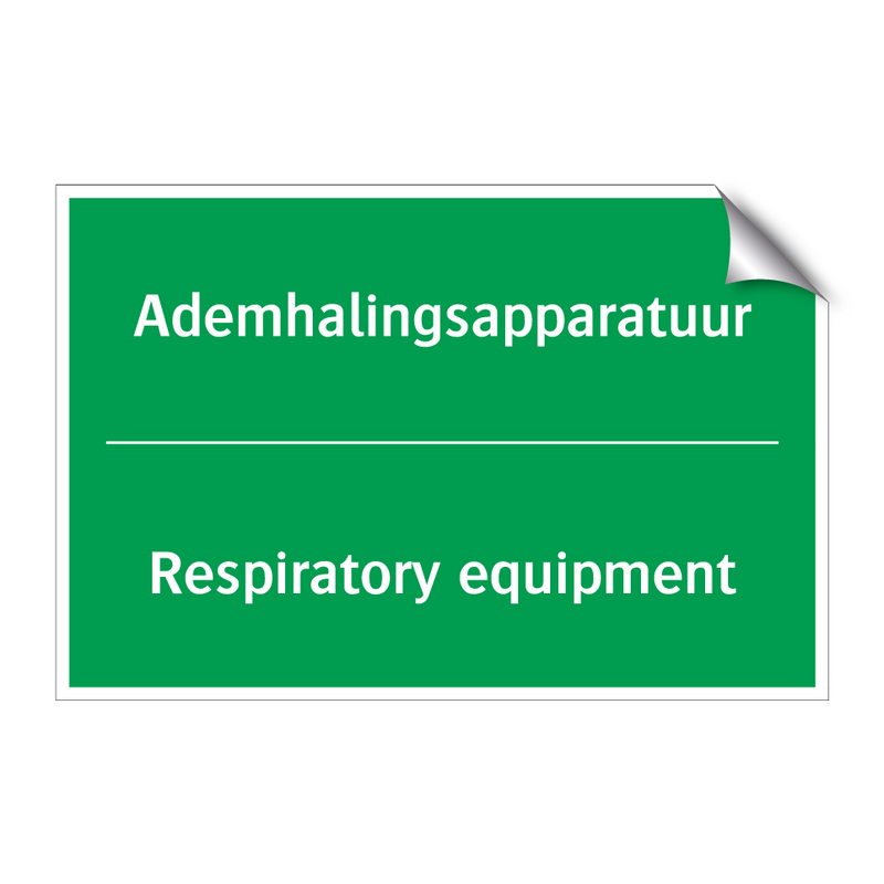 Ademhalingsapparatuur - Respiratory equipment & Ademhalingsapparatuur - Respiratory equipment