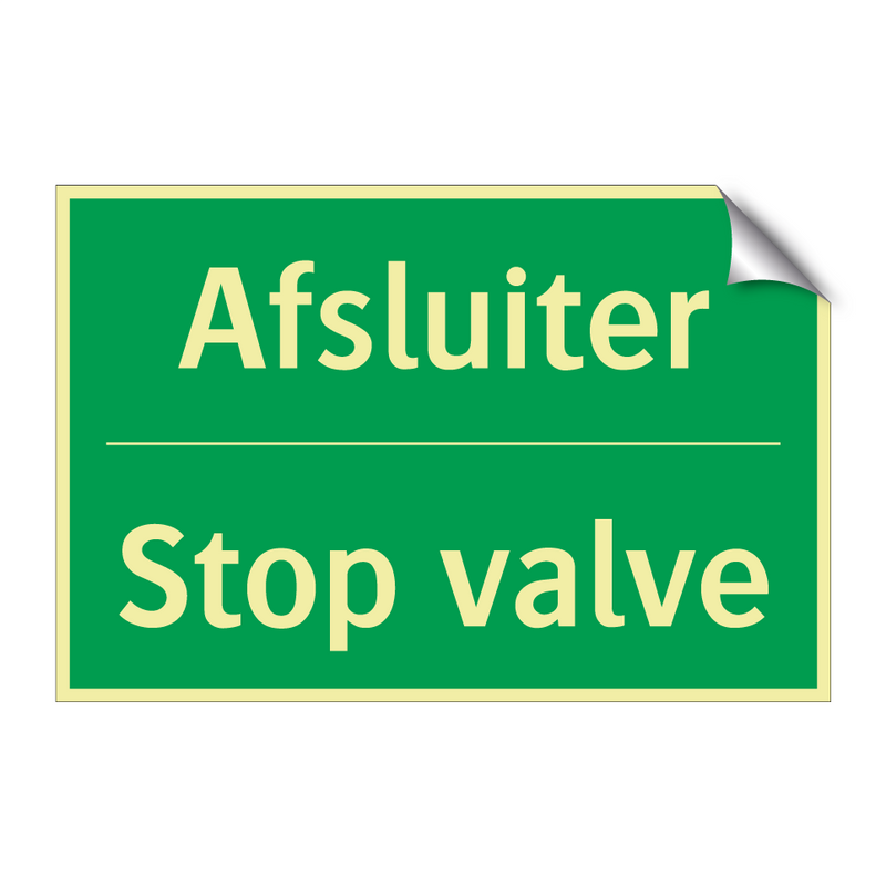 Afsluiter - Stop valve & Afsluiter - Stop valve & Afsluiter - Stop valve & Afsluiter - Stop valve