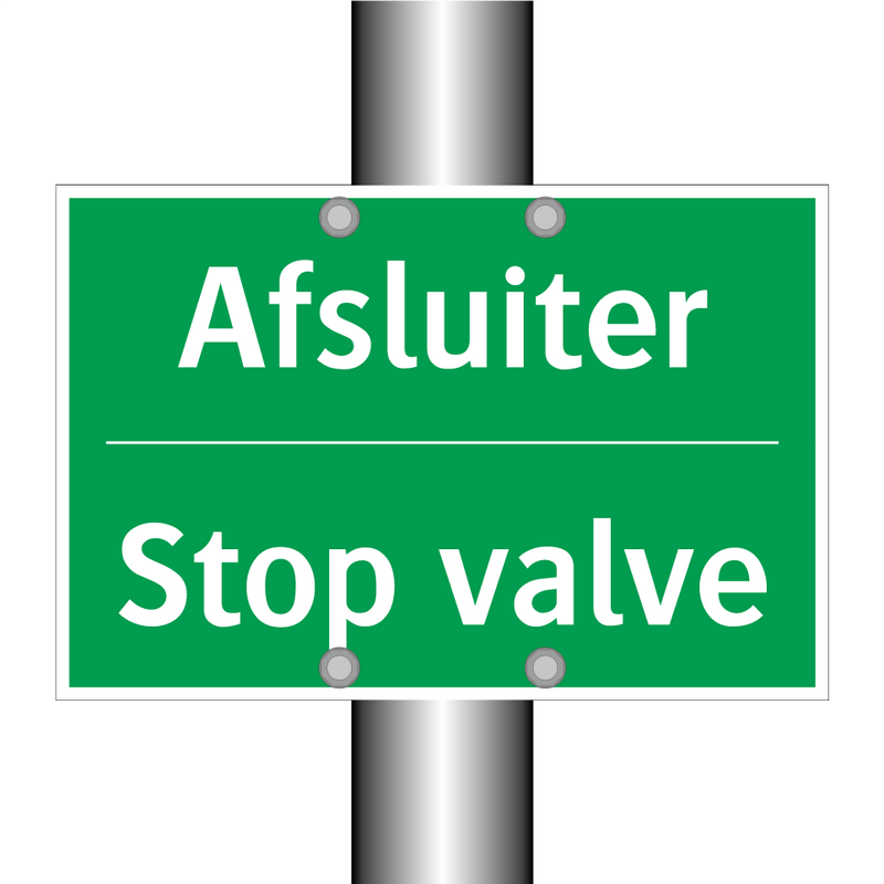 Afsluiter - Stop valve & Afsluiter - Stop valve & Afsluiter - Stop valve & Afsluiter - Stop valve