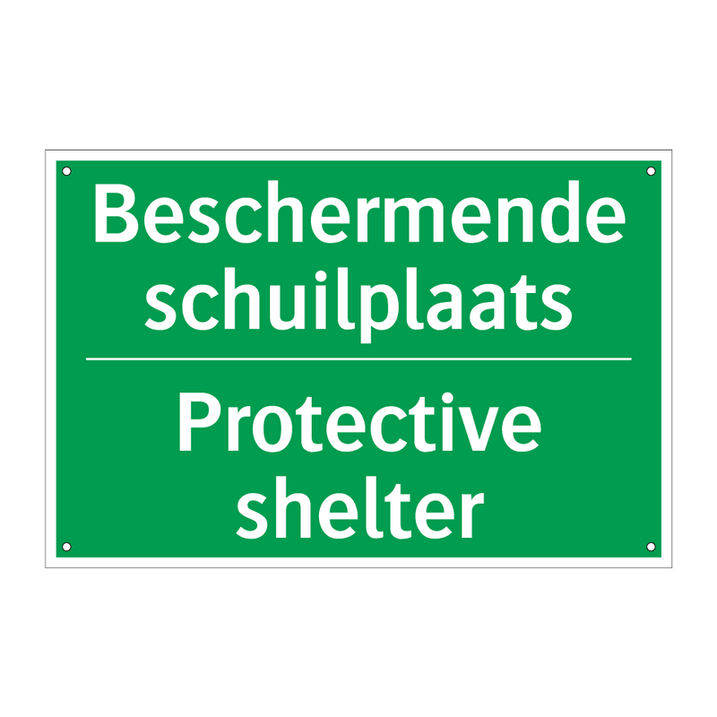 Beschermende schuilplaats - Protective shelter & Beschermende schuilplaats - Protective shelter