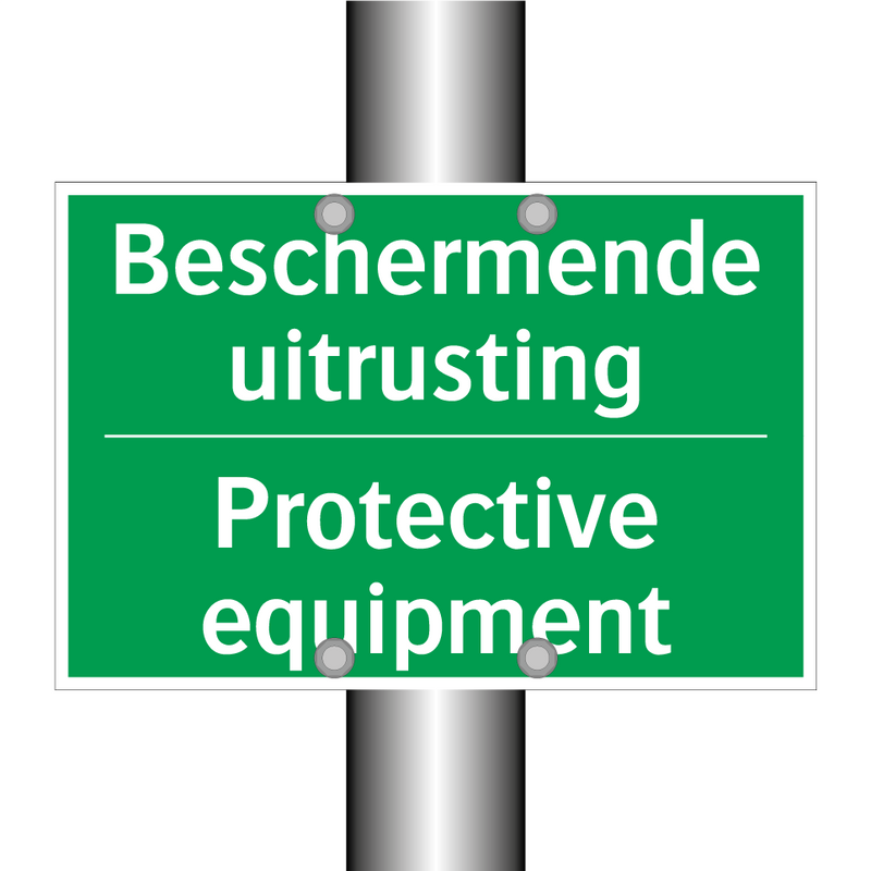 Beschermende uitrusting - Protective equipment & Beschermende uitrusting - Protective equipment