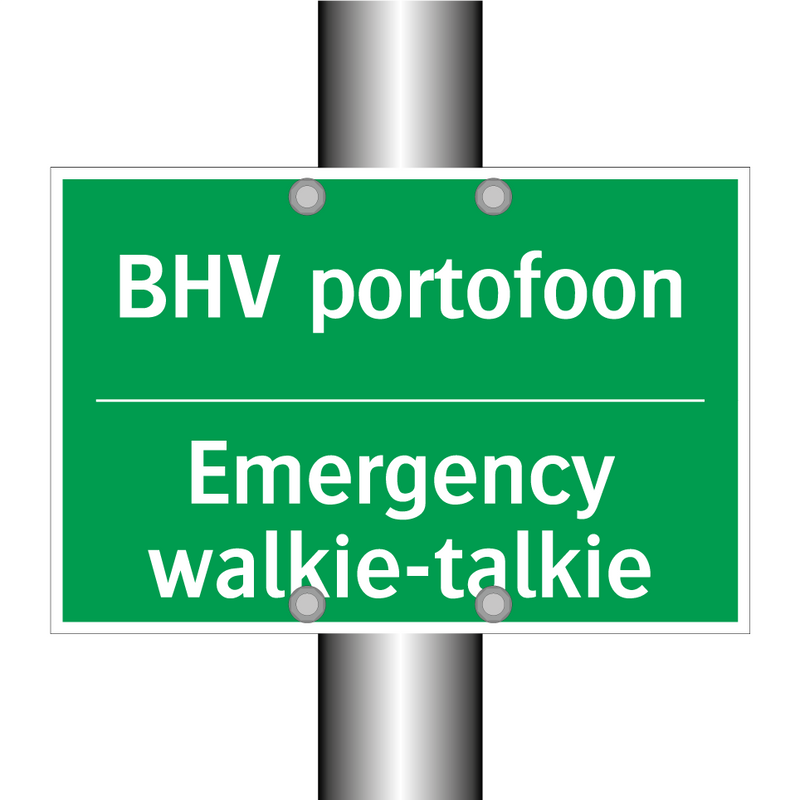 BHV portofoon - Emergency walkie-talkie & BHV portofoon - Emergency walkie-talkie