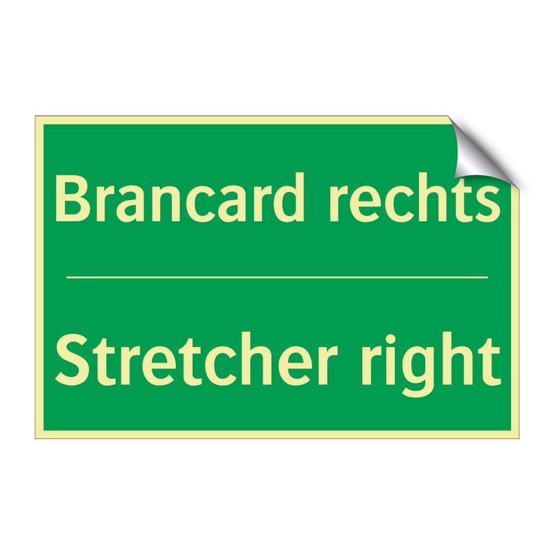 Brancard rechts - Stretcher right & Brancard rechts - Stretcher right