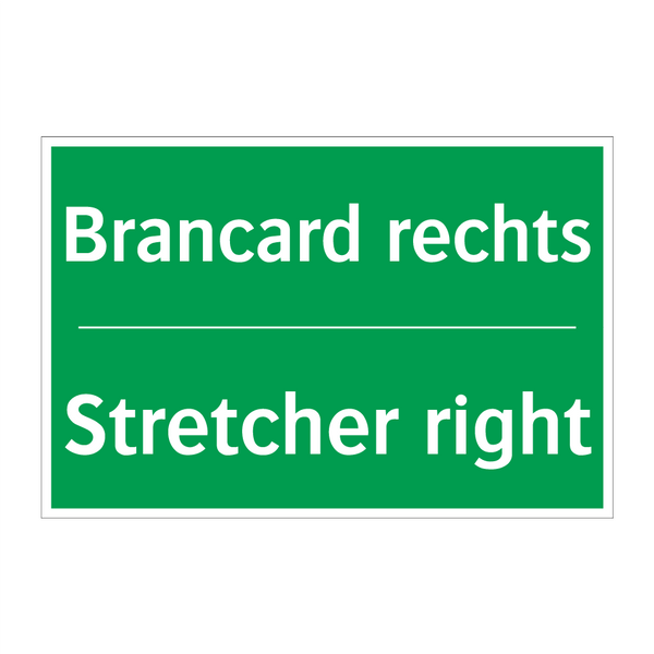 Brancard rechts - Stretcher right & Brancard rechts - Stretcher right