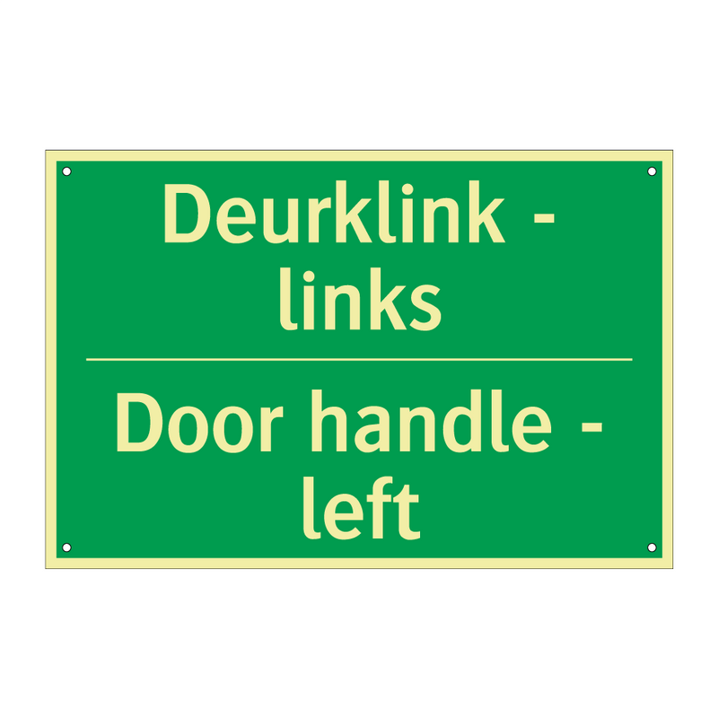 Deurklink - links - Door handle - left & Deurklink - links - Door handle - left