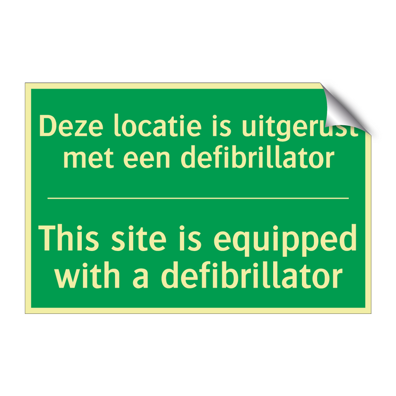 Deze locatie is uitgerust met /.../ - This site is equipped with /.../