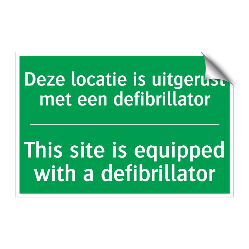 Deze locatie is uitgerust met /.../ - This site is equipped with /.../