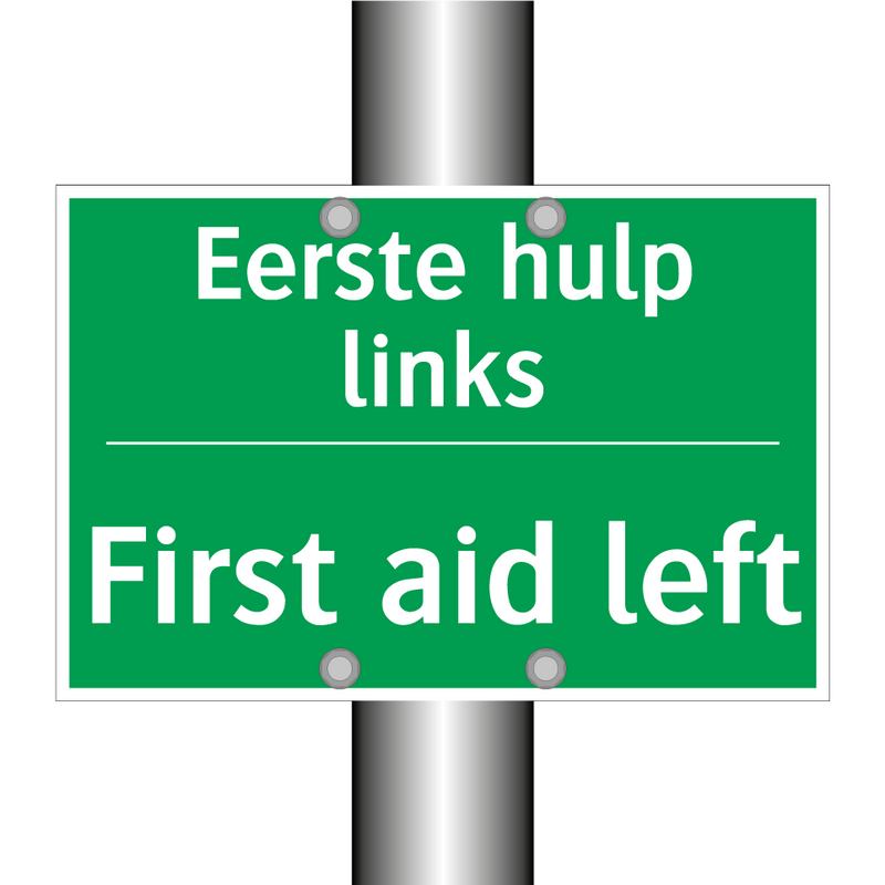 Eerste hulp links - First aid left & Eerste hulp links - First aid left