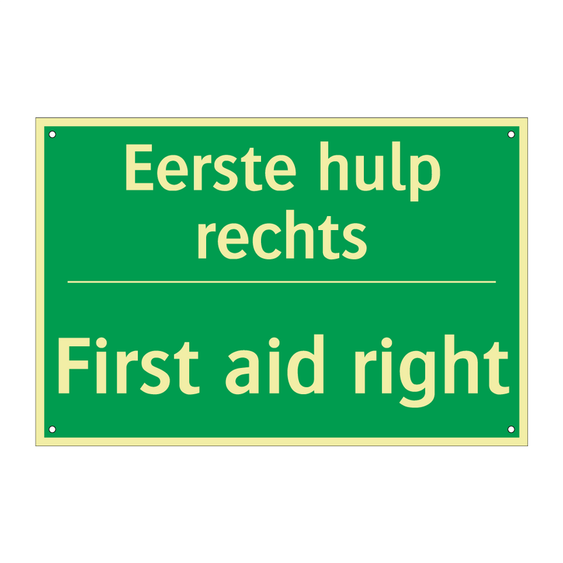 Eerste hulp rechts - First aid right & Eerste hulp rechts - First aid right