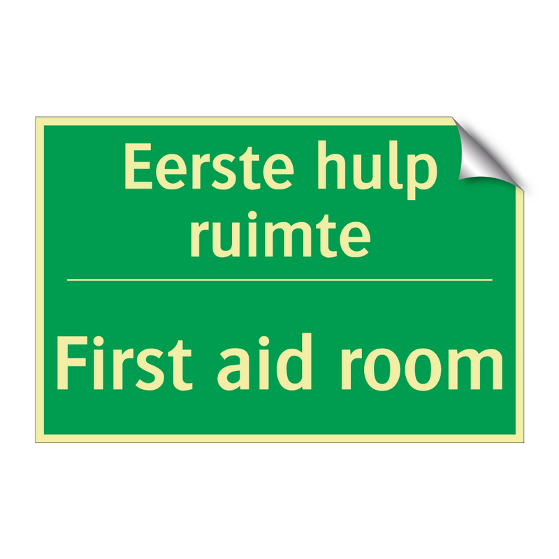 Eerste hulp ruimte - First aid room & Eerste hulp ruimte - First aid room