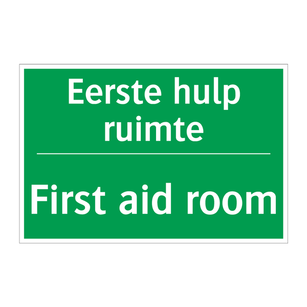 Eerste hulp ruimte - First aid room & Eerste hulp ruimte - First aid room