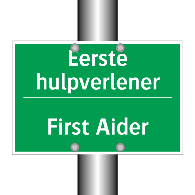 Eerste hulpverlener - First Aider & Eerste hulpverlener - First Aider