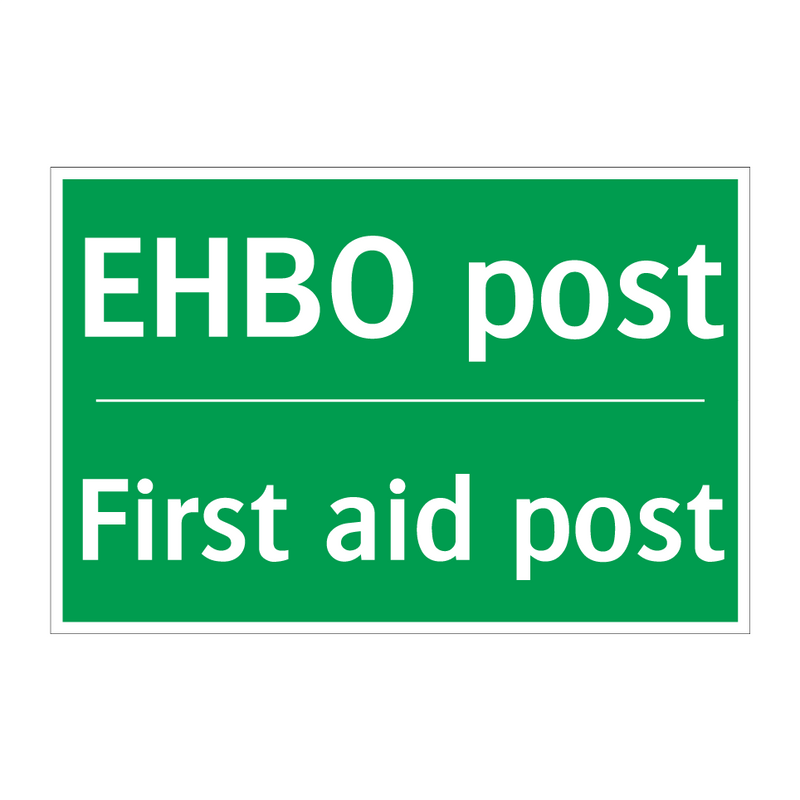 EHBO post - First aid post & EHBO post - First aid post & EHBO post - First aid post