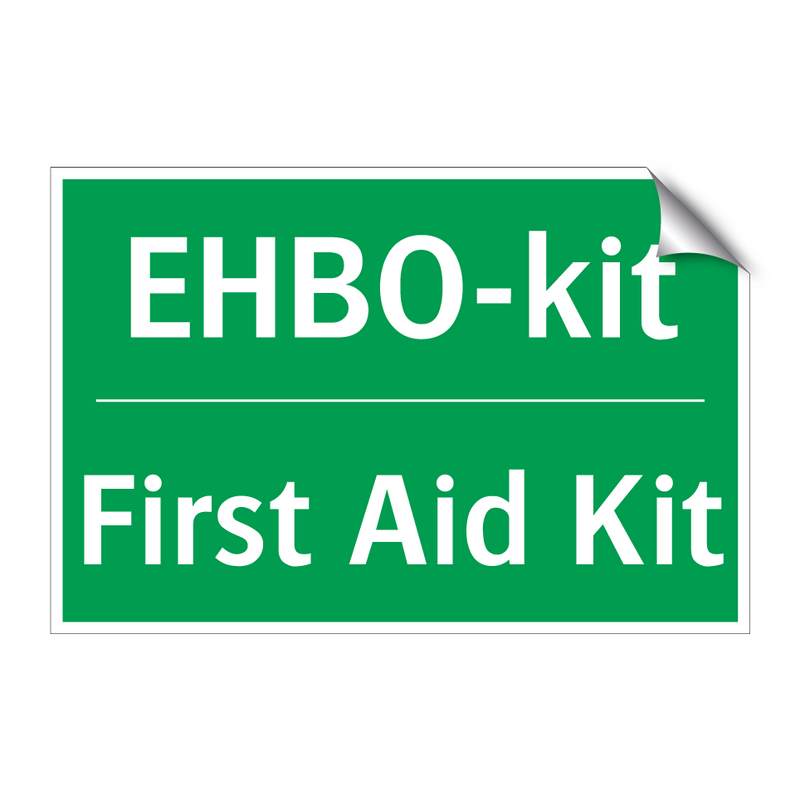 EHBO-kit - First Aid Kit & EHBO-kit - First Aid Kit & EHBO-kit - First Aid Kit