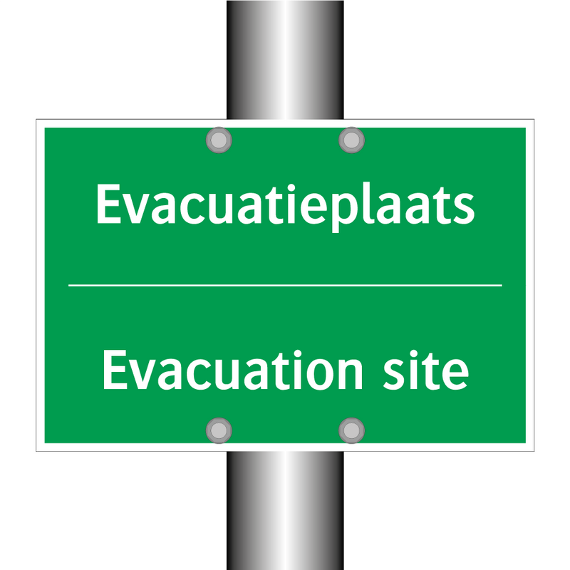 Evacuatieplaats - Evacuation site & Evacuatieplaats - Evacuation site