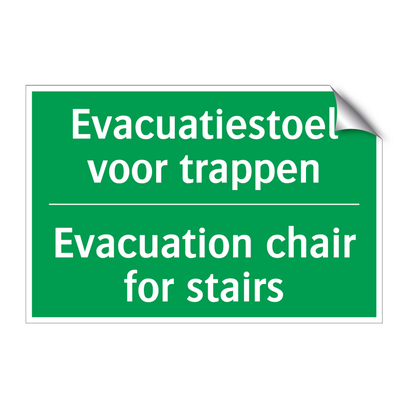 Evacuatiestoel voor trappen - Evacuation chair for stairs /.../