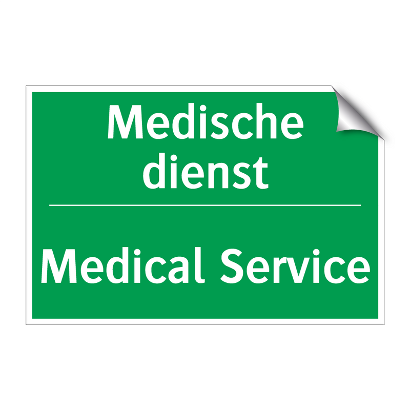 Medische dienst - Medical Service & Medische dienst - Medical Service