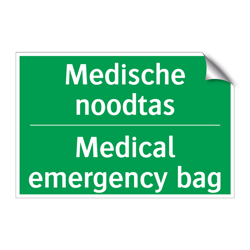 Medische noodtas - Medical emergency bag & Medische noodtas - Medical emergency bag