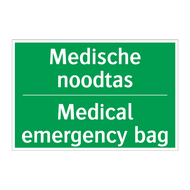 Medische noodtas - Medical emergency bag & Medische noodtas - Medical emergency bag