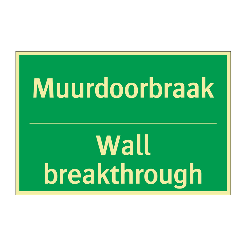 Muurdoorbraak - Wall breakthrough & Muurdoorbraak - Wall breakthrough