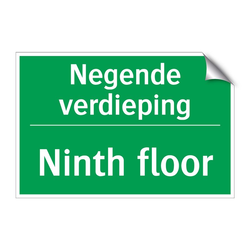 Negende verdieping - Ninth floor & Negende verdieping - Ninth floor