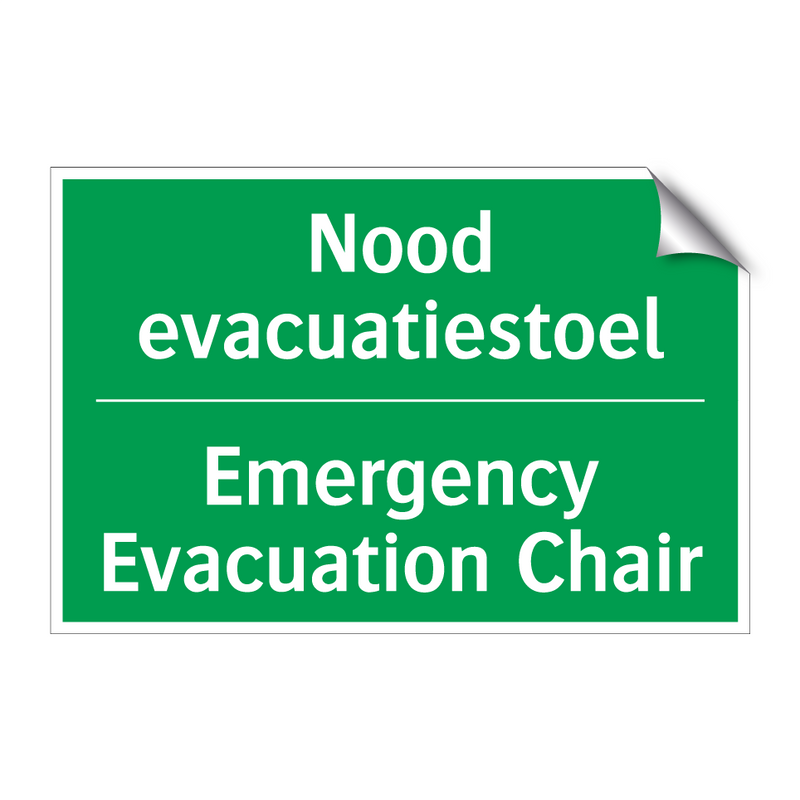 Nood evacuatiestoel - Emergency Evacuation Chair /.../