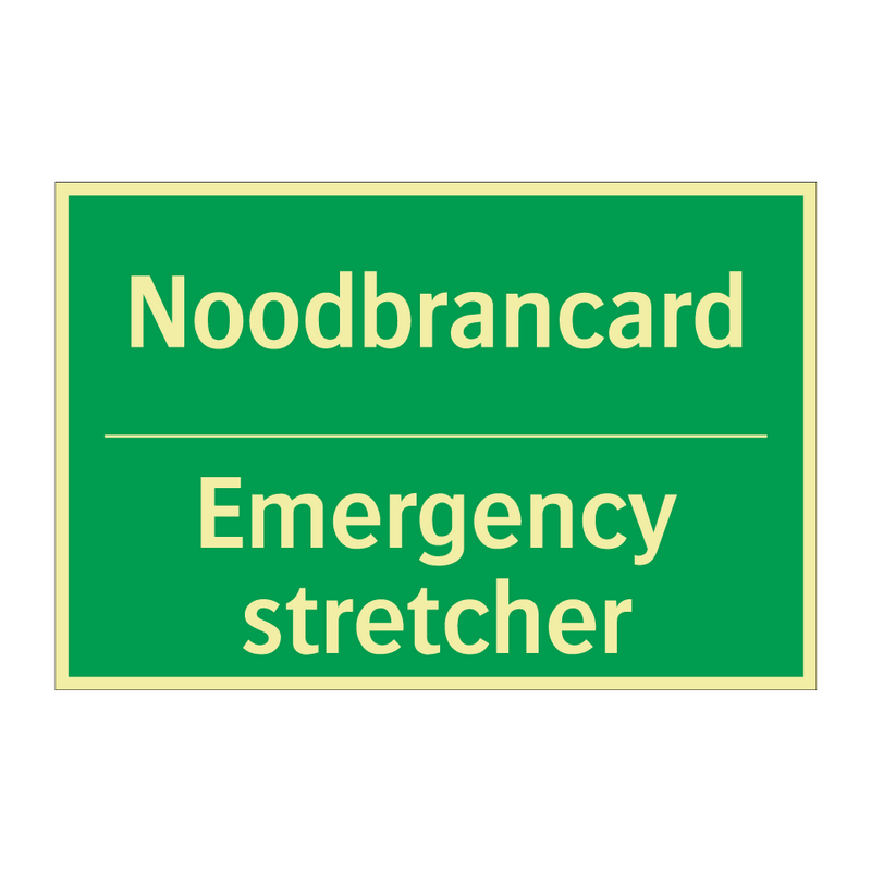 Noodbrancard - Emergency stretcher & Noodbrancard - Emergency stretcher