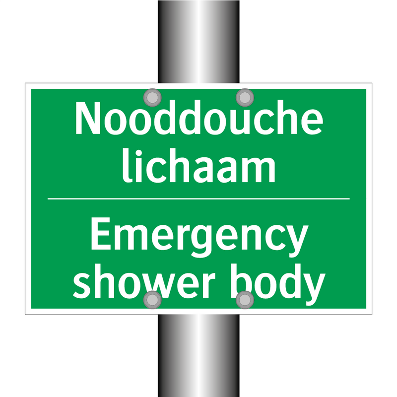 Nooddouche lichaam - Emergency shower body & Nooddouche lichaam - Emergency shower body