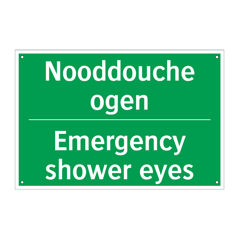 Nooddouche ogen - Emergency shower eyes & Nooddouche ogen - Emergency shower eyes