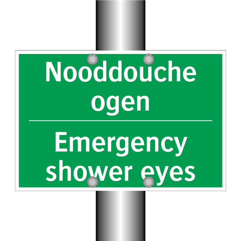 Nooddouche ogen - Emergency shower eyes & Nooddouche ogen - Emergency shower eyes