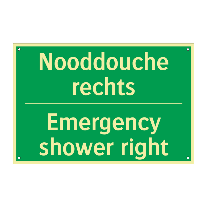 Nooddouche rechts - Emergency shower right & Nooddouche rechts - Emergency shower right